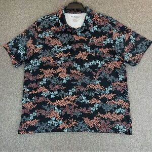 Under Armour Men's 2XL Golf Playoff 3.0 Polo Floral Geometric Shirt Performance